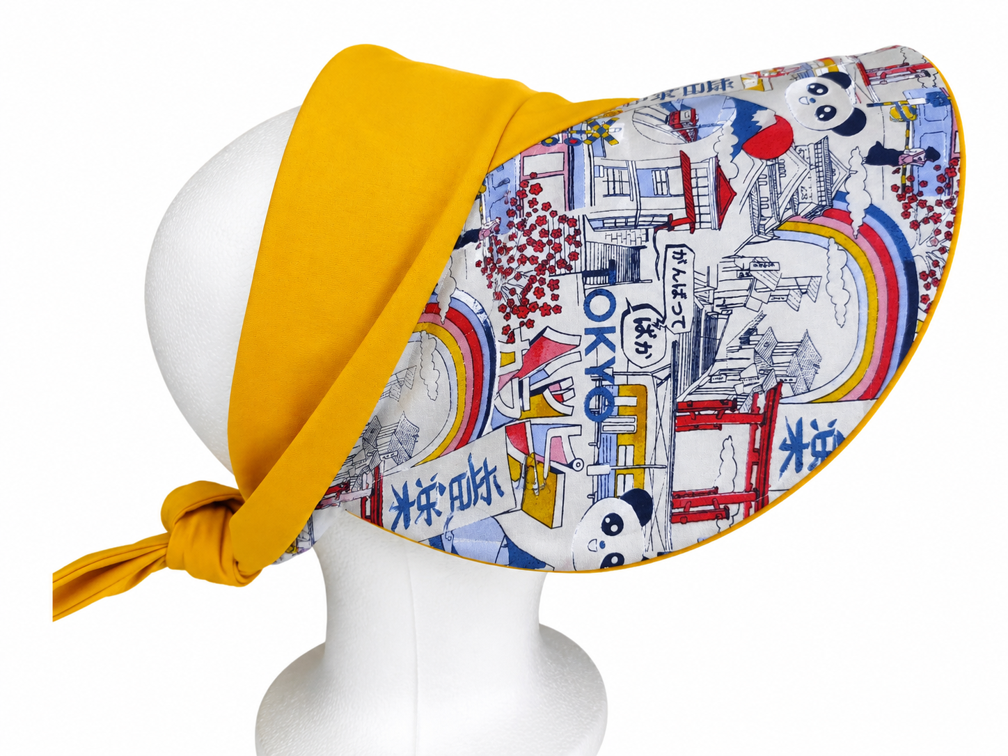 Visière Tokyo jaune Maisonjoret Langueux 100%coton