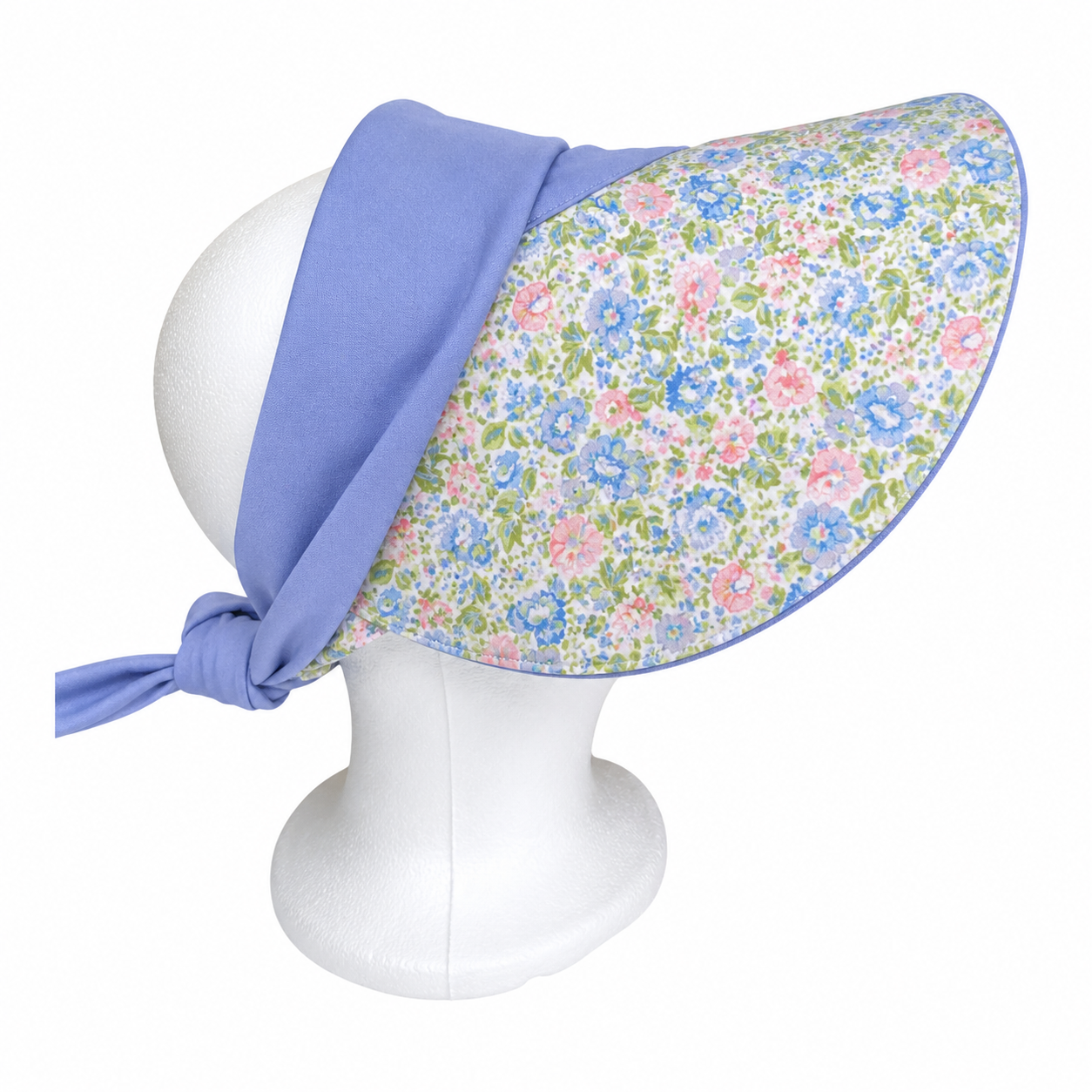 Visière vintage fleurettes