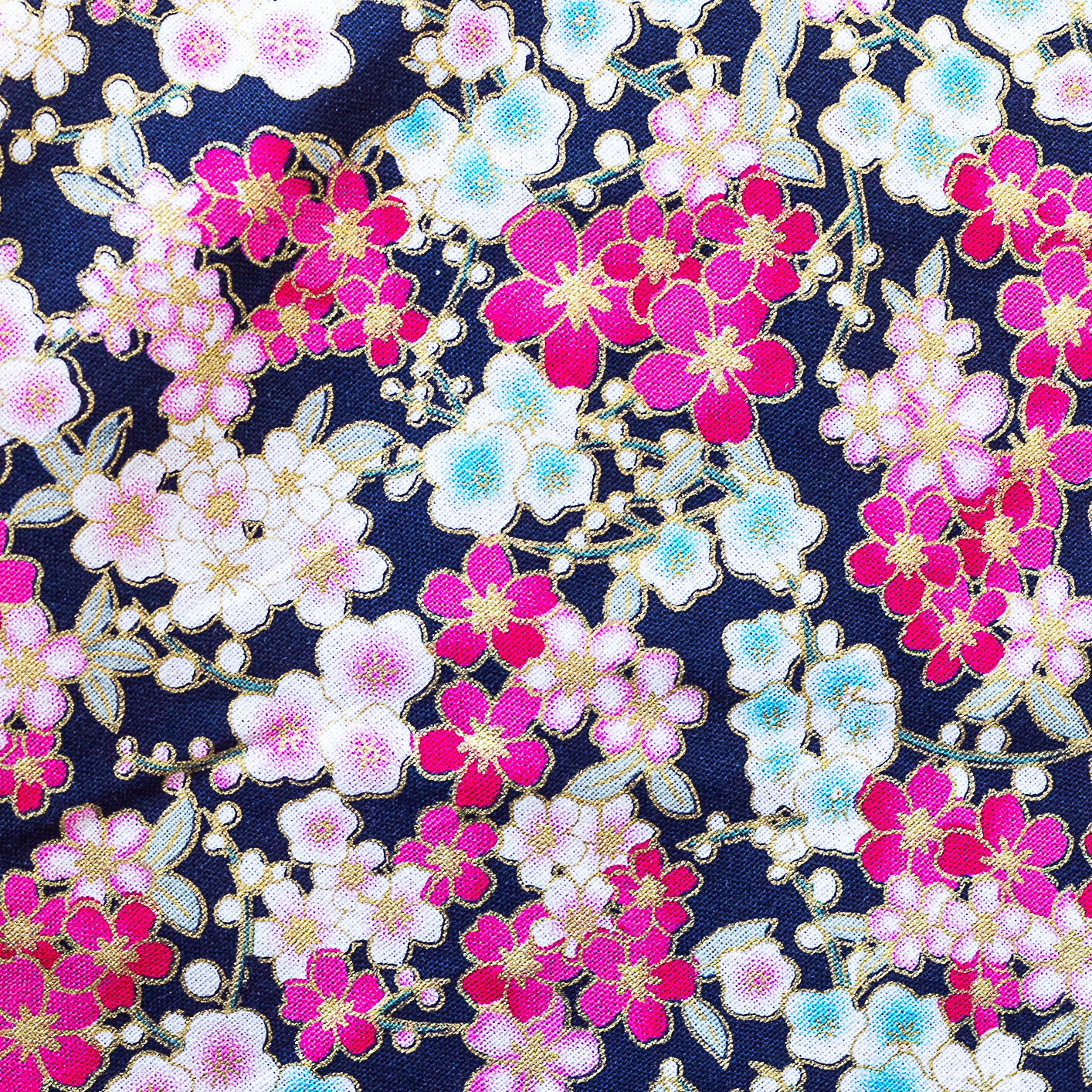Visière Sakura rose et bleu