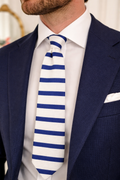 CRAVATE jersey de coton marinière
