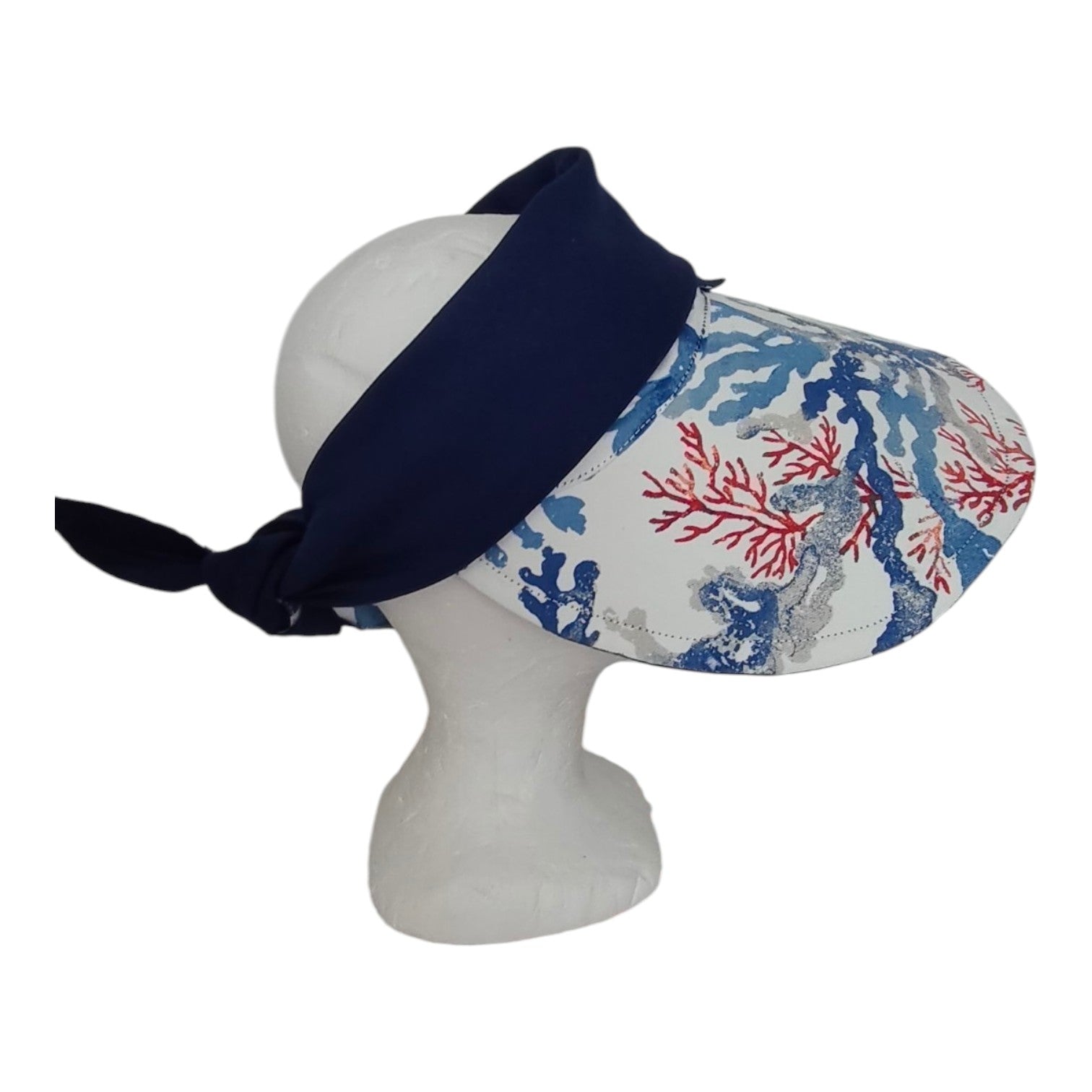 Visière corail Bleu