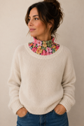 Col amovible floral