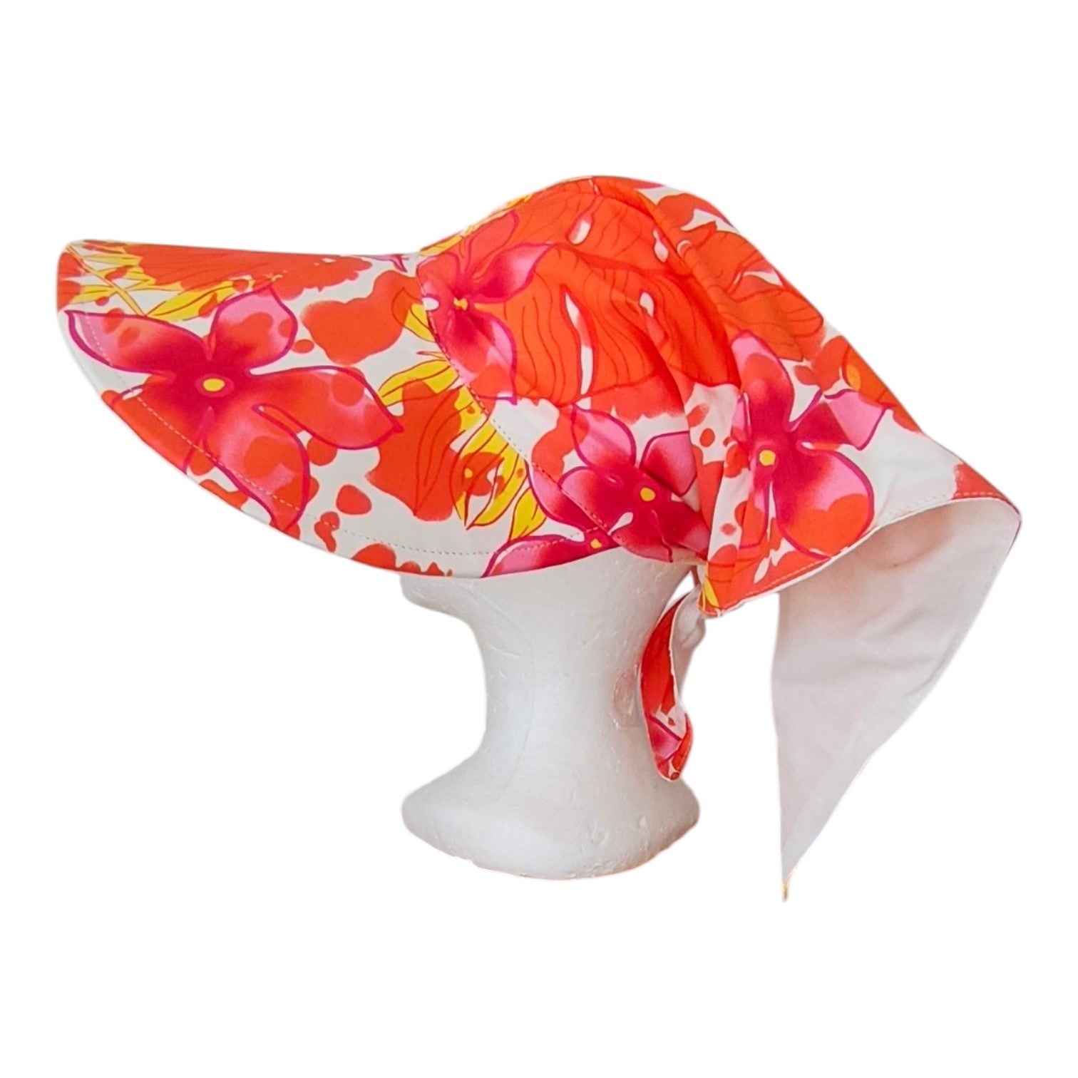 Visière hibiscus Orange