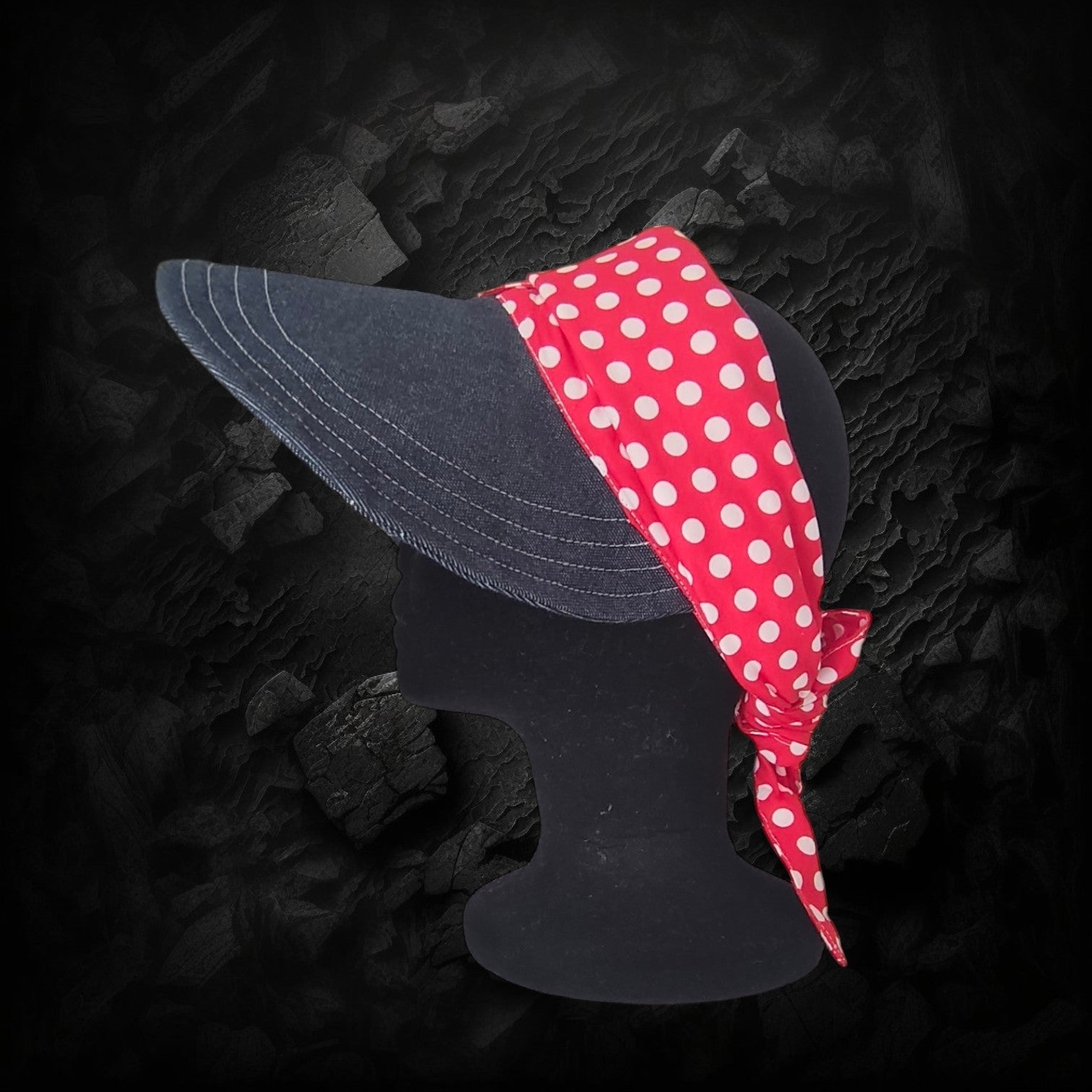 Visière esprit rockabilly