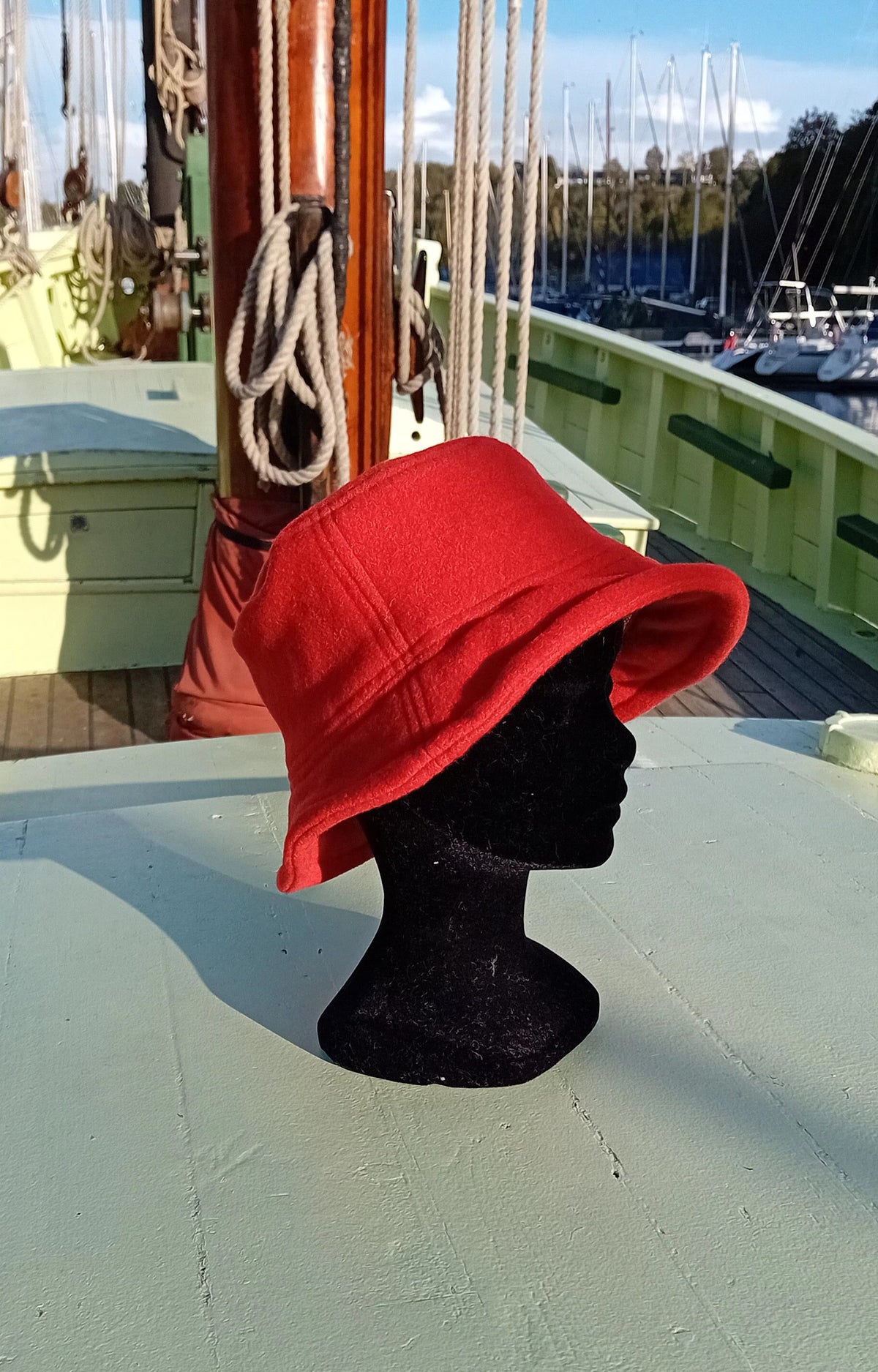 Bob drap de laine Orange